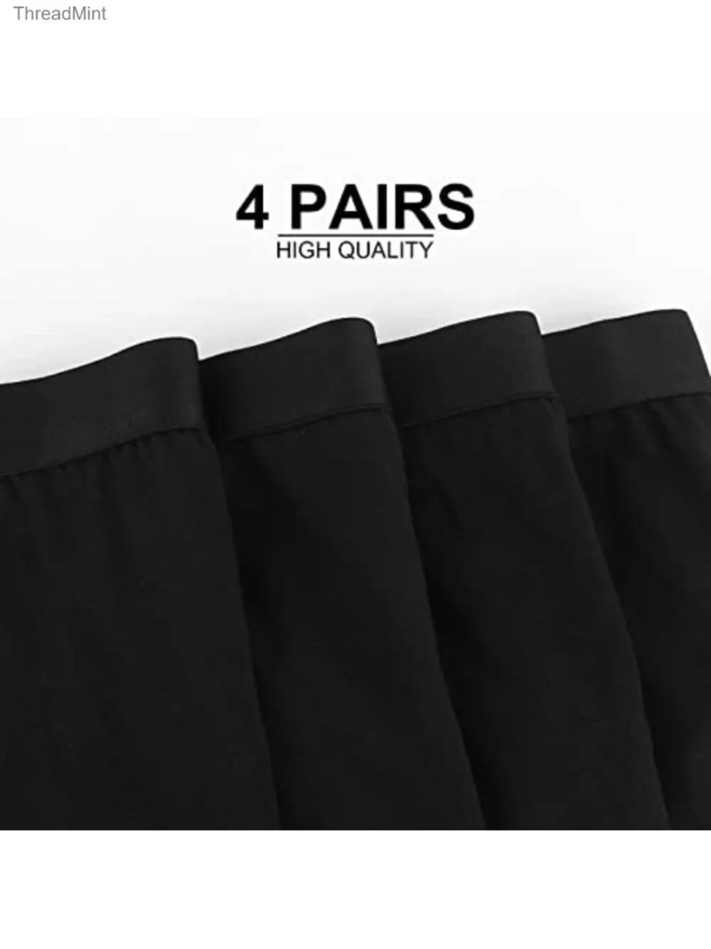 Mens Underwear Boxer Briefs Pouch Trunks No Fly 4-Pack